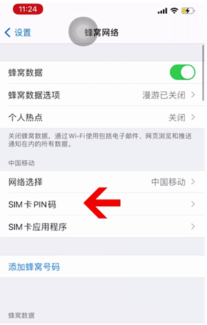 泰宁苹果14维修网分享如何给iPhone14的SIM卡设置密码 